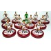 Subbuteo Andrew Table Soccer AS Roma 2020-21 away kit on WSB Professional bases